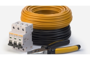 cables eléctricos y otros materiales para una instalación