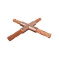 Molde en x, cable 4/0 a cable 4/0. ECOTGM-CCX-4/0-4/0 Total Ground