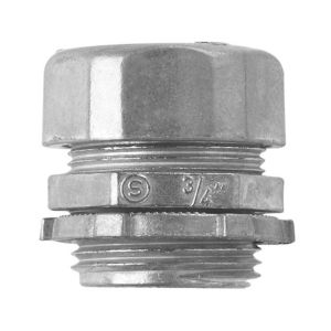 Conector de compresión recto, sin aislamiento, 3/4". 651DC Crouse Hinds