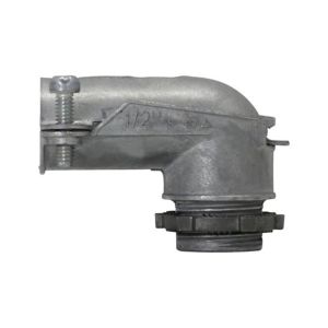 Conector de compresión, ángulo de 90°, sin aislamiento, 3/8". 724DC Crouse Hinds