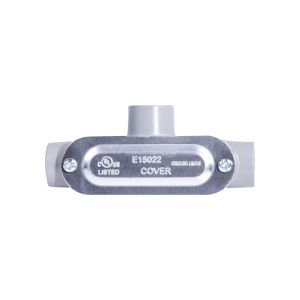 Condulet T serie 3 de 3/4", aluminio. T-23 Crouse Hinds