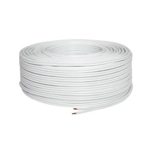 Cable POT dúplex, calibre 18, blanco, carrete de 1000 mts. SPT-18CB Condulac