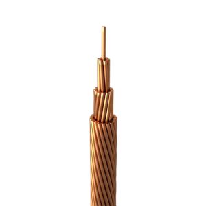 Cable de cobre semiduro desnudo, calibre 4, carrete de 500 mts. CD-4 Condumex