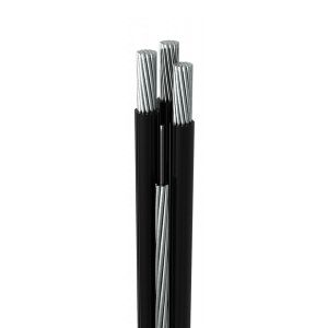 Cable neutranel 2x2+1x2 tipo ACSR, para distribución aérea, carrete de 500 mts. CN2(2+1)ACSR Condumex