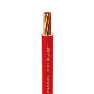 Cable THW-LS calibre 2, rojo, carrete de 500 mts. CTHW-2CR Condumex