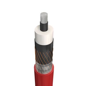 Cable XLP-RA para media tensión, calibre 1/0, rojo, 35k V, carrete de 1000 mts. XLP1/0AL35KVCM Condumex