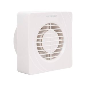 Extractor de aire de 4" para pared, blanco. 1104(ECO) Estevez