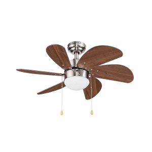 Ventilador de 6 aspas, 127 V, chocolate. 45504 Estevez