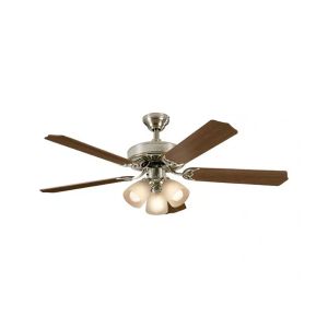 Ventilador de 5 aspas, 3 focos, niquel. 51805 Estevez