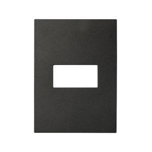 Placa de 1 módulo, 117 x 85 mm, antracita. N2471-AN Estevez