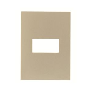 Placa de 1 módulo, 117 x 85 mm, cava. N2471-CV Estevez