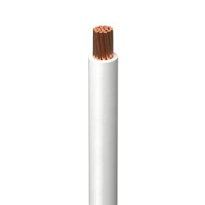 Cable THW-LS calibre 6, blanco, rollo de 100 mts. CTHW-6B Indiana