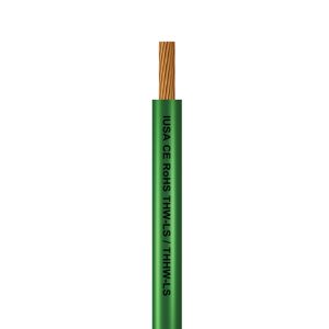 Cable THW-LS calibre 8, verde, caja de 100 mts. CTHW-8V Iusa