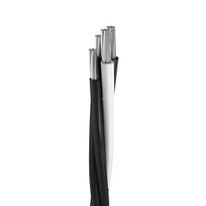 Cable XLP para distribución subterránea, tríplex, negro, carrete de 500 mts. XLP6(2+1)AL600V Iusa