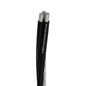 Cable neutrakob 3x4+1x4 tipo AAC, para distribución aérea, carrete de 500 mts. CN4(3+1)AAC Kobrex