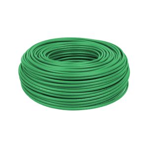 Cable THW-LS calibre 6, verde, rollo de 100 mts. CN-CTHW-6V Kobrex