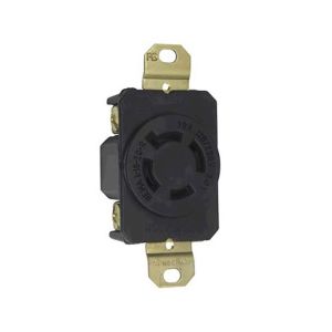 Receptáculo de 4 polos, 20 A, negro. 7410 Legrand