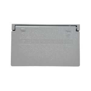 Tapa horizontal decorativa, resistente a la intemperie, gris. CA26-GH Legrand