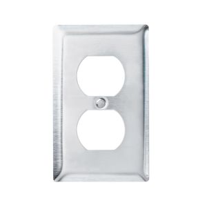 Placa dúplex de acero inoxidable. SS8 Legrand
