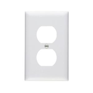 Placa dúplex de nylon, blanco. TP8-W Legrand