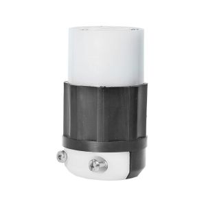 Conector con seguro, 30 A, 250 V, negro/blanco. C2623-000 Leviton