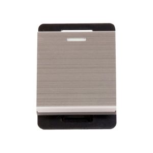 Interruptor de 3 v&iacute;as, 1/2", 10 A, acero. L23-INTR3-12S Leviton