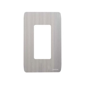 Placa decorativa, acero. L30-28000-DAG Leviton