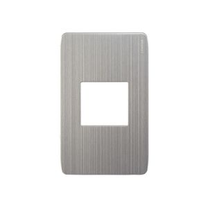 Placa decorativa de 1 m&oacute;dulo, acero. L31-28000-01G Leviton