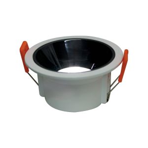 Lámpara empotrable LED anti-reflejante, 6500 K, 7 W, blanco. BLACKBEAMF Megamex
