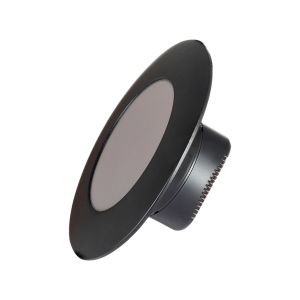 Lámpara empotrable LED para bote integral, 3000 K, 12 W, negro. EVERGLOW-N Megamex