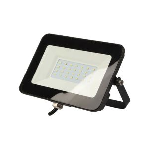 Reflector LED de exterior, 20 W, 3000 K, negro. R20N Megamex.