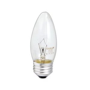 Foco incandescente decorativo, tipo vela, 40 W. 87383 Ledvance