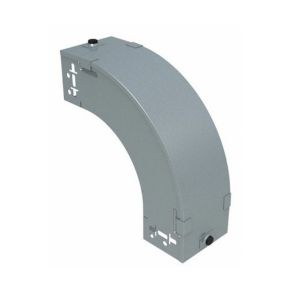 Curva vertical a 90°, 75 x 75 mm, gris. AP075Z Bticino