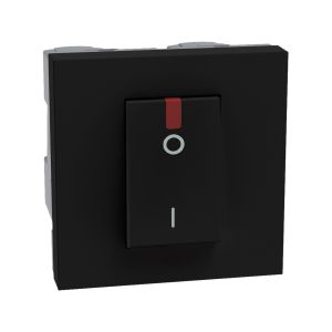 Interruptor bipolar 32 A, 127-250 V, negro mate. JB4011Q Bticino