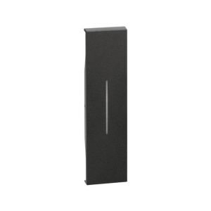 Cubretecla para interruptor de 1 módulo, negro. KG01 Bticino