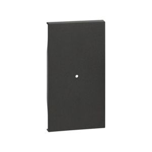 Cubretecla gateway de 2 módulos, negro. KG30M2 Bticino
