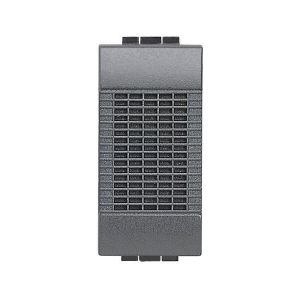 Zumbador, 127 V, negro antracita. L4356/127 Bticino