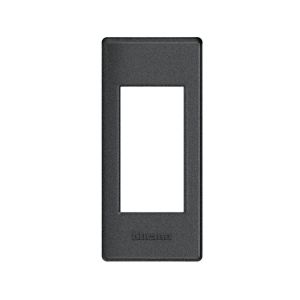 Placa cancel de 1 m&oacute;dulo, negro antracita. LND4811AR Bticino