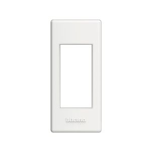 Placa cancel de 1 m&oacute;dulo, blanco. LND4811BI Bticino