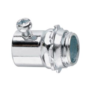 Conector de fijación 3/4", sin aislamiento, acero. 451 Royer