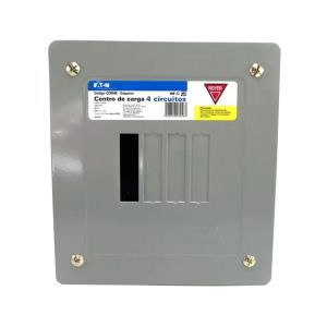 Centro de carga de 4 polos, para empotrar, 60 A, 120/240 V. CCR04E Royer