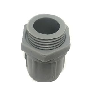 Conector para tubo flexible pvc 1/2", gris. CWP120 Royer
