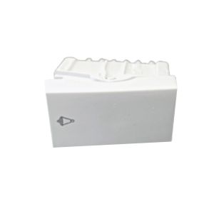Interruptor botón timbre, 10 A, 125/250 V, blanco. RH-6102W Royer
