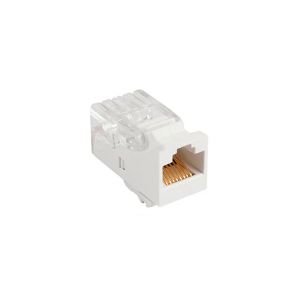 Conexión jack para voz/datos RJ45, 8 vías, categoría 5e, blanco. RH-6345W Royer