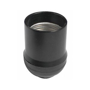 Portalámpara estándar con cuerda, aluminio, negro. WD4111 Royer