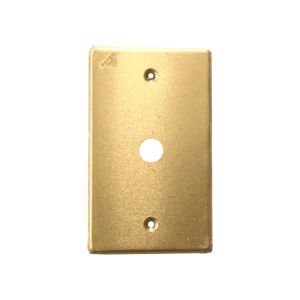 Placa de pared para salida de cable, dorado. WD5365 Royer