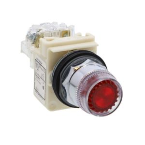 Pulsador luminoso rojo 9001K, ø30, 1nanc. 9001K1L38LRRH13 Schneider Electric
