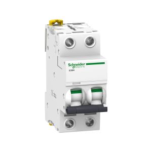 Interruptor termomagnético, 2 polos, 16 A, curva C. A9F74216 Schneider Electric