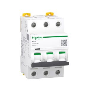 Interruptor termomagnético IC60N, 3 x 40 A, curva C. A9F74340 Schneider Electric