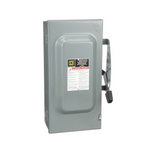 Interruptor de seguridad, 100 A, NEMA 1. D323N Schneider Electric